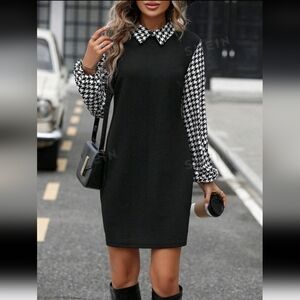 NWOT! Houndstooth Dress